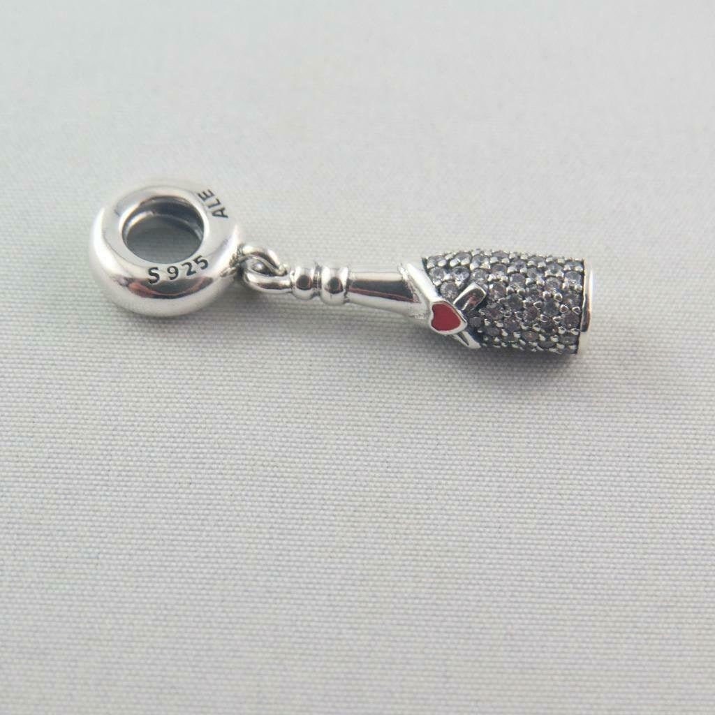 Pandora Sparkling Wine Bottle Dangle Charm Etsy