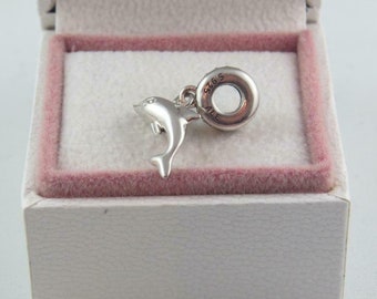 Genuine pandora dolphin charm hot sale