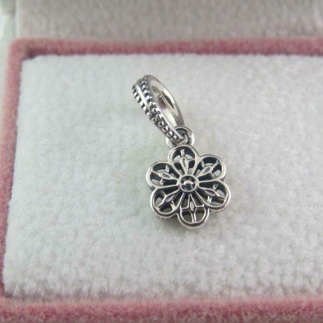 Pandora Daisy Charm Daisy Lace Flower Charm Floral Charm Flowers