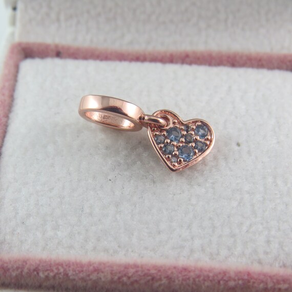 Tilted Heart Dangle Charm G54 - Etsy 