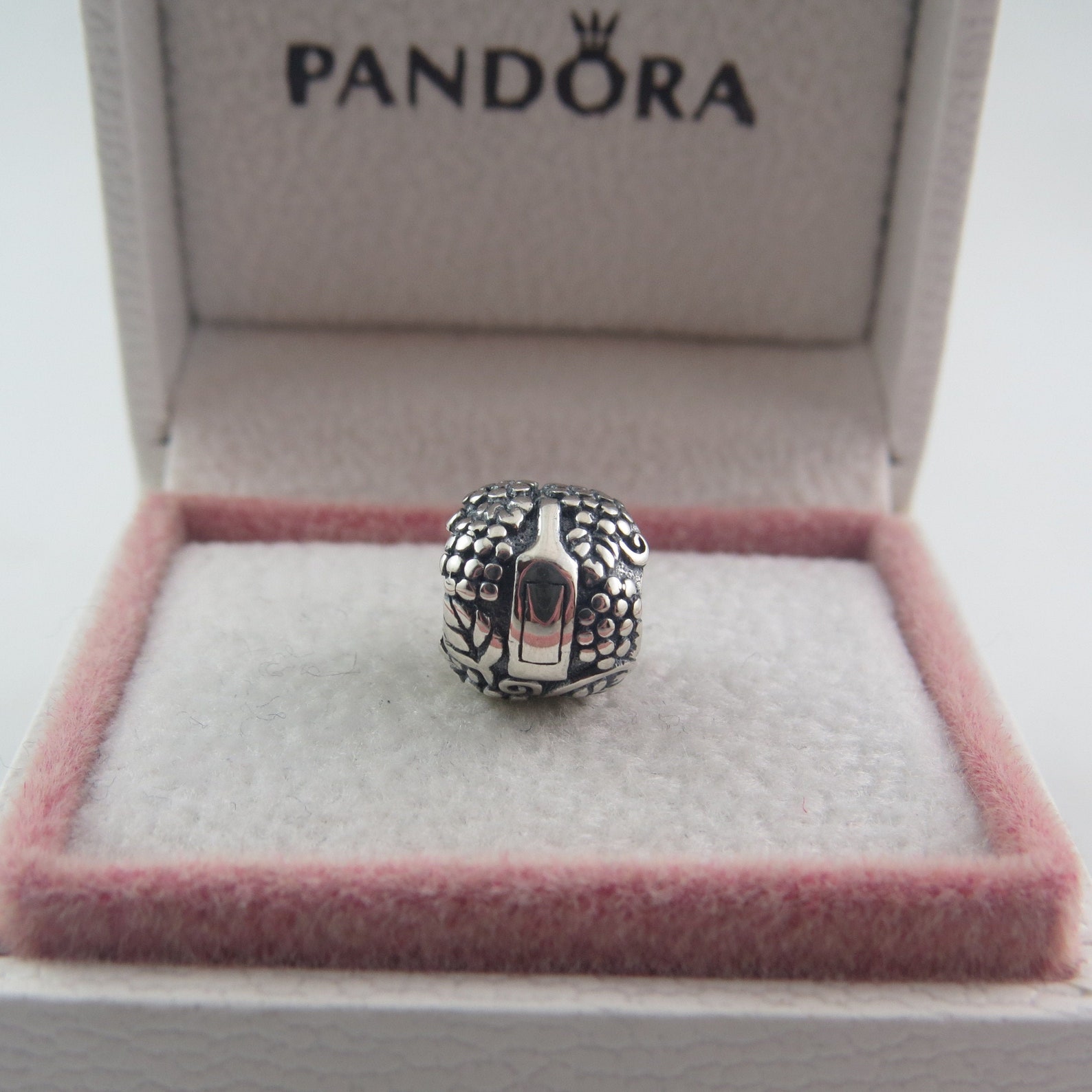 Pandora Vino Wine Bottle & Glass Charm Etsy