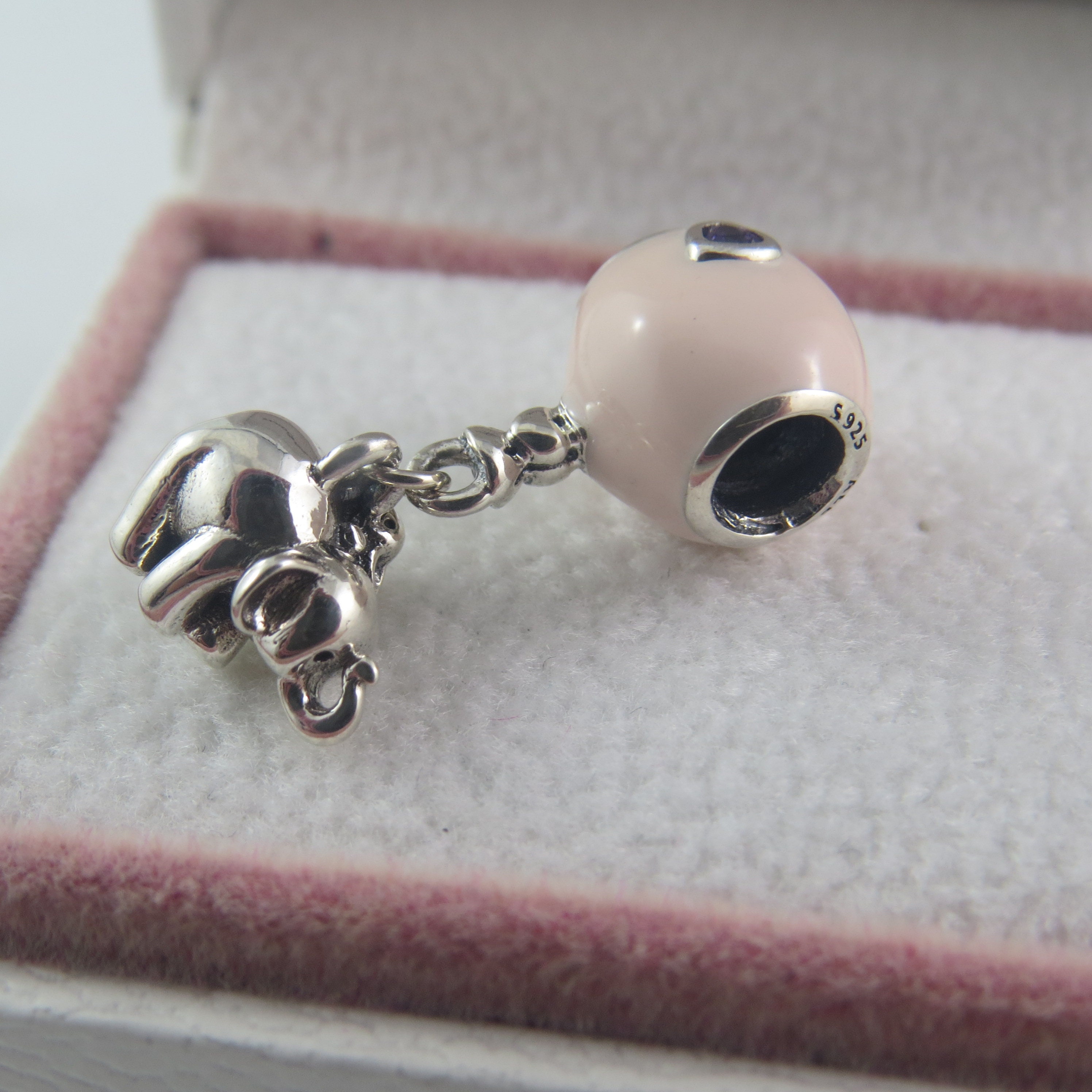 Pandora Elephant \u0026 Pink Balloon Charm 