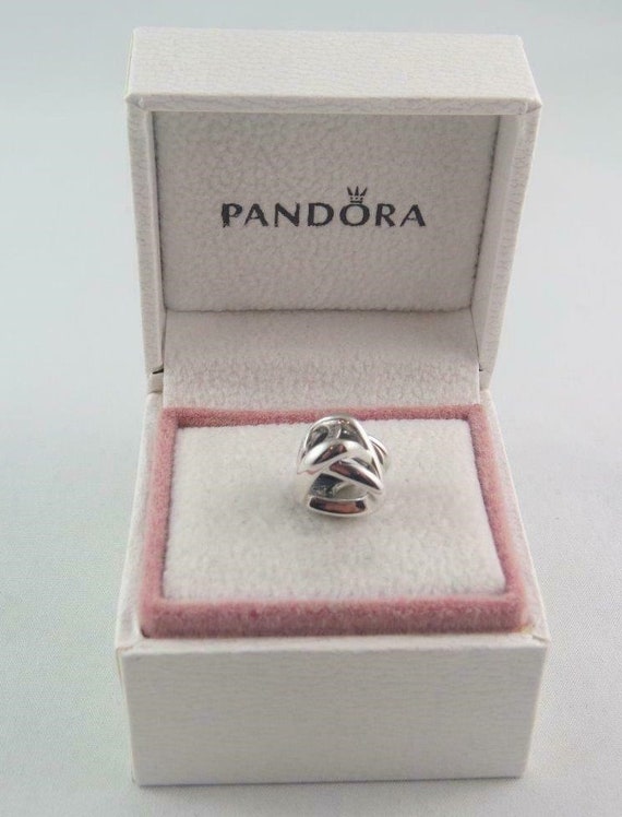 Knotted heart shop charm