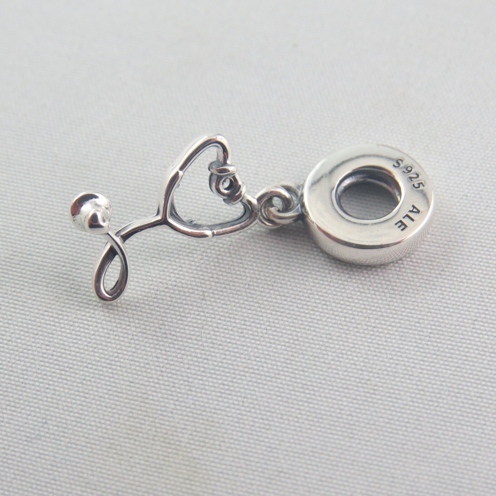 Pandora Stethoscope Heart Dangle Charm Etsy