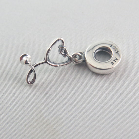 Pandora Stethoscope Heart Dangle Charm Etsy