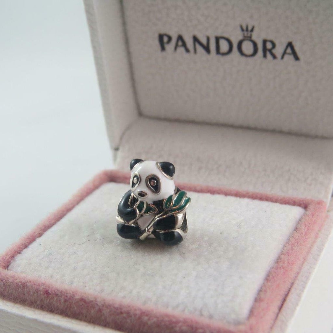 Pandora Panda Bear Charm Etsy
