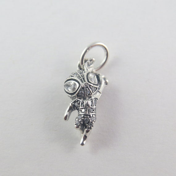 Authentic Pandora Marvel Spider-man Pavé Charm – Sterling Silver