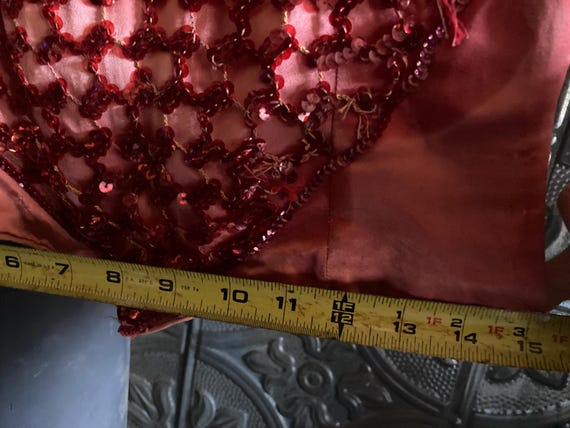 Vintage Burlesque 1950's Handmade Sweetheart Top - image 4