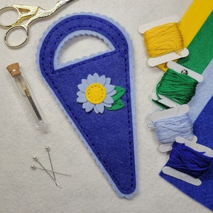 Felt Scissor Keeper Sewing Keepsake Gift for Seamstress Scissor Case Handstitched Gift Gift for Her Scissor Sheath Sewing Accessory