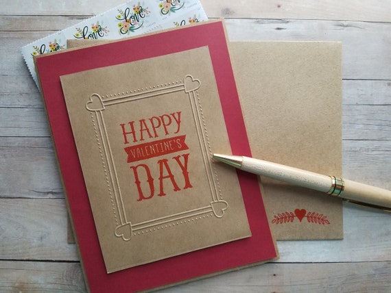 Simple valentine cards handmade