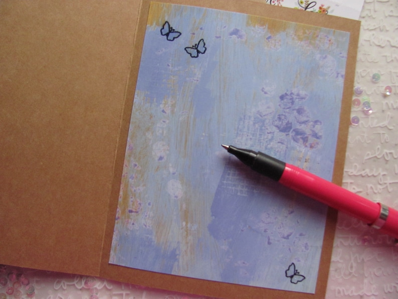 Beautiful Life Card Handmade for You Beautiful You Card You Make Life Handcrafted Card Floral Collage Card Thinking of You Card