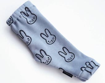 Pants 1-12 months gender neutral baby jersey pants bunny, adjustable waist, gift for her, unisex baby shower gift jogging