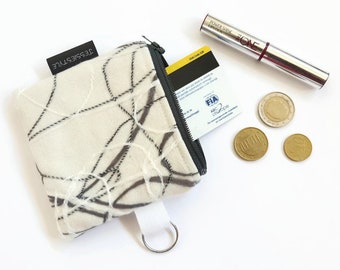 Small zipper pouch, keychain wallet, coin purse