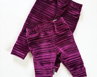 Velours baby pants 4-6M, adjustable baby girl clothes, fashionable girls outfit