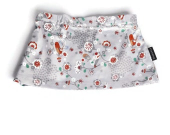 Baby summer skirt 6-9 months, cotton baby clothes cummer / spring, babyshower gift babygirl, adjustable width, growing with your baby