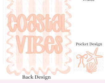 Everyday Shell Yeah PNG Digital Design Girly Swirly Trendy Pocket and Back Files Kid Design Women Pink Preppy Prep Print Beach Beachy Sun