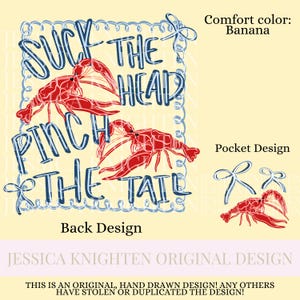 Crawfish Boil Season Seasoning PNG Design Transparent Sub Crawdad Preppy Pinch Peel Eat Repeat Sack Suck The Head Tail Print Bow Coquette