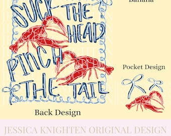 Temporada de hervir cangrejos de río, condimento, diseño PNG, transparente, sub cangrejo de río, preppy, pellizcar, pelar, comer, repetir, saco, chupar la cabeza, cola, impresión, lazo, coqueta