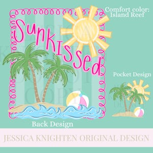 Everyday Sunkissed PNG Digital Design Girly Swirly Trendy Pocket and Back Files Kid Design Women Pink Preppy Bow Coquette Prep Print Beach