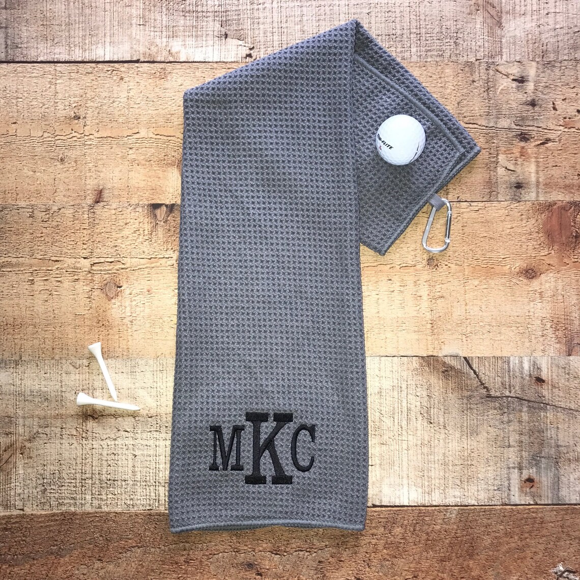 Personalized Microfiber Waffle Golf Towel Etsy
