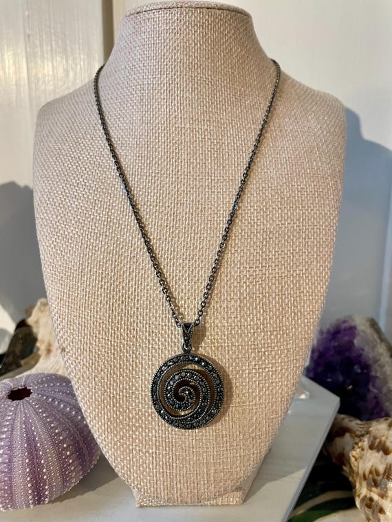 Chisel Marcasite necklace