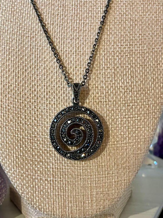 Chisel Marcasite  necklace View 2