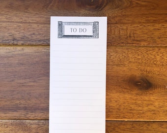 TO DO Checklist Notepad