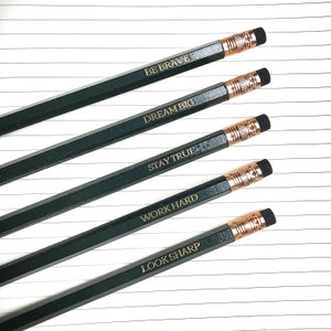 Motivational Words Pencil Gift Set