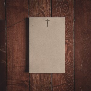 Corkscrew Stationery Small Notepad - 5.5x8.5 inches