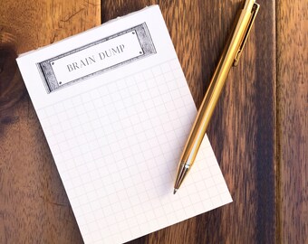 Mini bloc-notes Brain Dump
