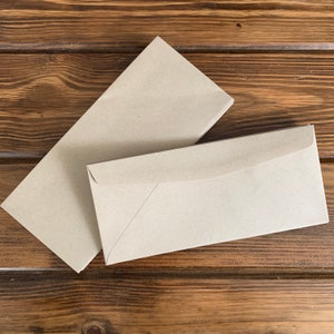 Sobres tipo carta Kraft (50 unidades)