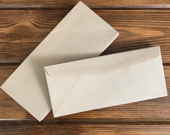 Kraft Letter Envelopes (50 count)