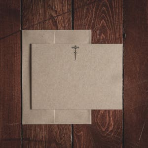 Corkscrew Briefpapier Flat Note Cards (Set van 8 kaarten en enveloppen)