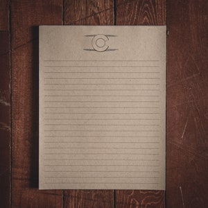 Colorado Stationery Large Lined Notepad - 8.5x11 inches