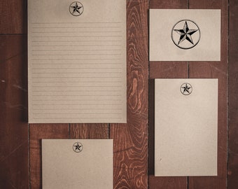 Texas Lone Star Stationery Collection Gift Set