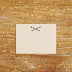Cartes de notes plates de papeterie de baseball (ensemble de 8 cartes et enveloppes) image 3