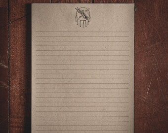Oklahoma Stationery Large Lined Notepad - 8.5x11 inches