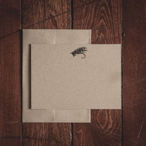Fly Fish Briefpapier Flat Note Cards (Set von 8 Karten & Briefumschlägen)