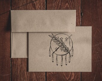 Oklahoma Stationery Folded Single Note Card