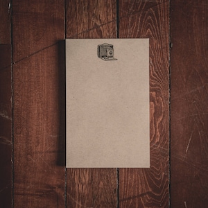 Camera Stationery Small Notepad - 5.5x8.5 inches