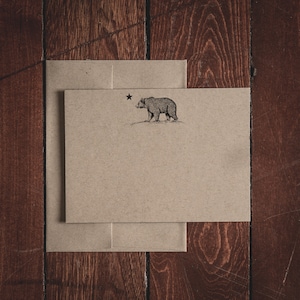 California Stationery Flat Note Cards (Ensemble de 8 cartes et enveloppes)