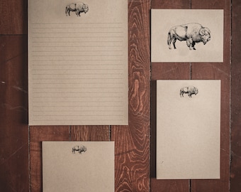 Bison Stationery Collection Gift Set