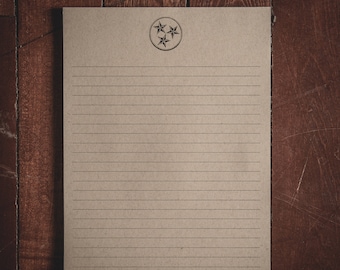 Tennessee Tristar Stationery Grand bloc-notes doublé - 8,5x11 pouces