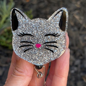 Cat Badge Reel