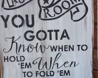 know when to fold em etsy