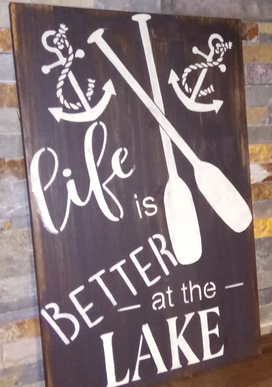 Fathers Day Life Is Better At The Lake Nautical Etsy