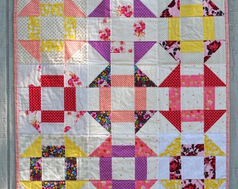 Churn Dash Baby Quilt