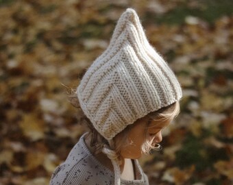 pixie knit children's bonnet || THE HAWTHORN