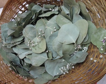 Silver Dollar Eucalyptus Petals, Wedding  Confetti, Crafts, Vase Filler, Wedding Toss