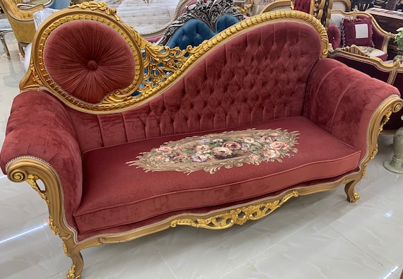 Gold Plated Sitting Luxurious Couch Gold Plated Furniture Handmade
